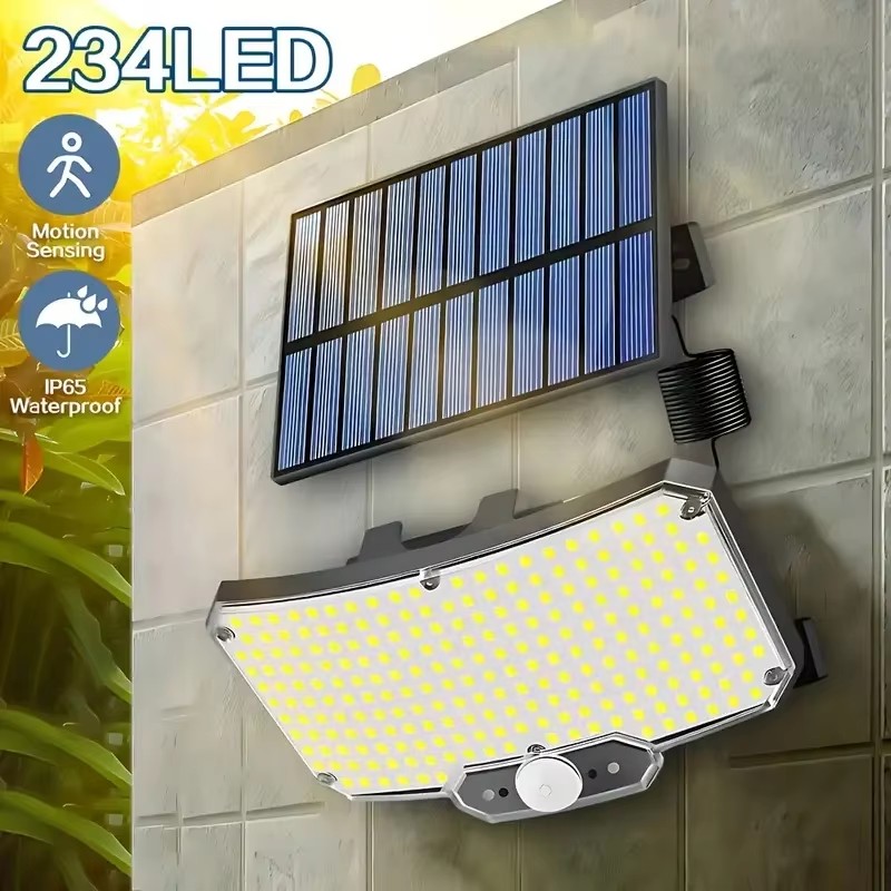 Outdoor Lighting Waterproof - Солнечные уличные светильники 234LED с датчиком