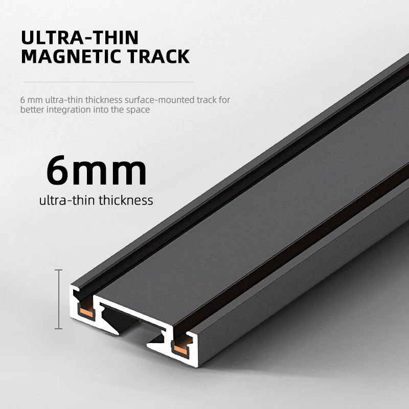 Outdoor Lighting Track - ST1 Series 3CCT Черно-белый Ультратонкий тонкий