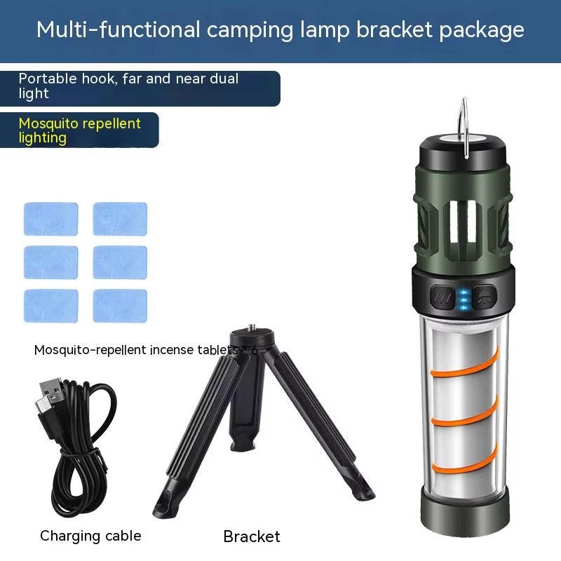 Outdoor Lighting Wireless - Многофункциональная кемпинговая лампа от комаров, перезаряжаемый
