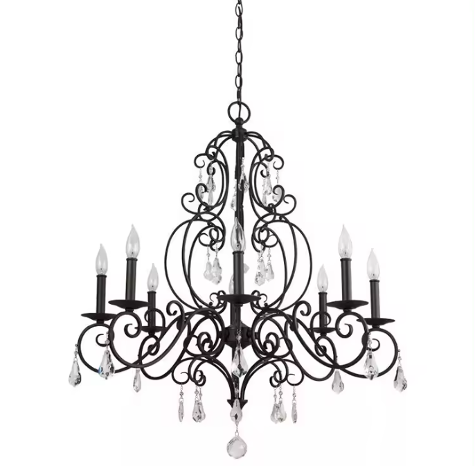 Outdoor Lighting Black - Элегантная подвесная лампа Zeal Lighting: ретро-люстра