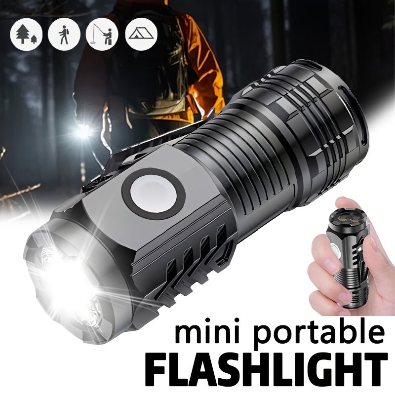 Мини-фонарик с 3 светодиодами  – обзор и цена Outdoor Lighting Black