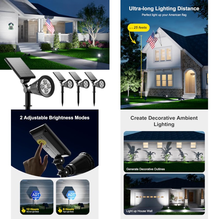 Солнечные прожекторы для улицы – обзор и цена Outdoor Lighting And Landscape