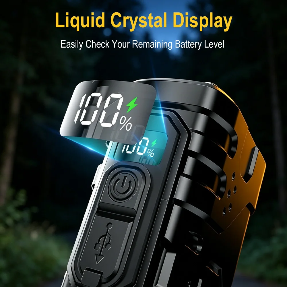 BORUIiT Ручной фонарь EDC с LE – обзор и цена Outdoor Lighting Black